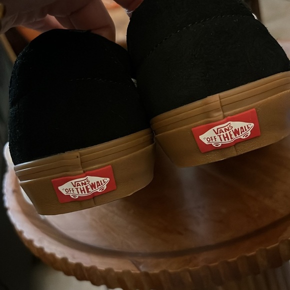 VANS Sk8-low Premium Leather Shoes (black/gum) size 13 men’s New 👈🏻 - Picture 8 of 13